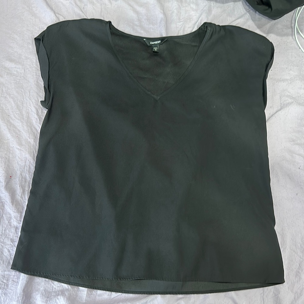 Black crop tee from EXPRESS